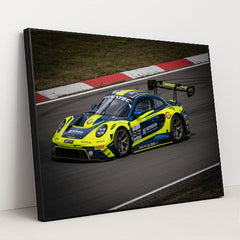 Porsche 911 GT3 R in Racing Livery by Benoit Fraikin - Black Frame Stretchiez