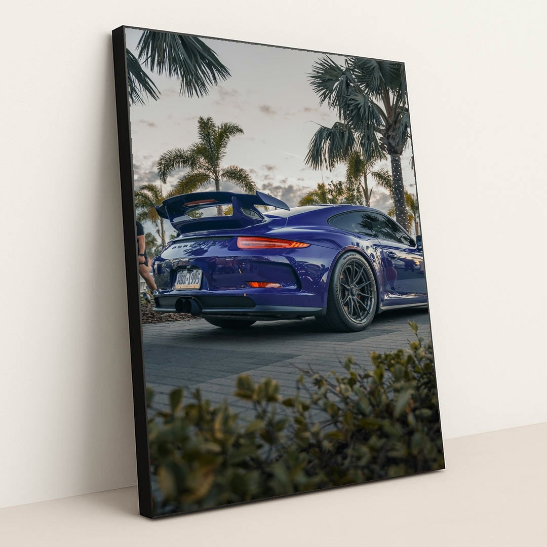 Porsche 911 GT3 Under Tropic Haze by Bradikan - Black Frame Stretchiez