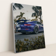Porsche 911 GT3 Under Tropic Haze by Bradikan - Silver Frame Stretchiez