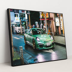 Porsche 911 Turbo S exploring Taipei's Streets by Andri Kummer - Black Frame Stretchiez