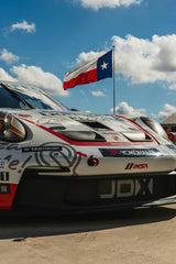 Porsche Race Car Under the Texas Sky by Muyenda Burnett