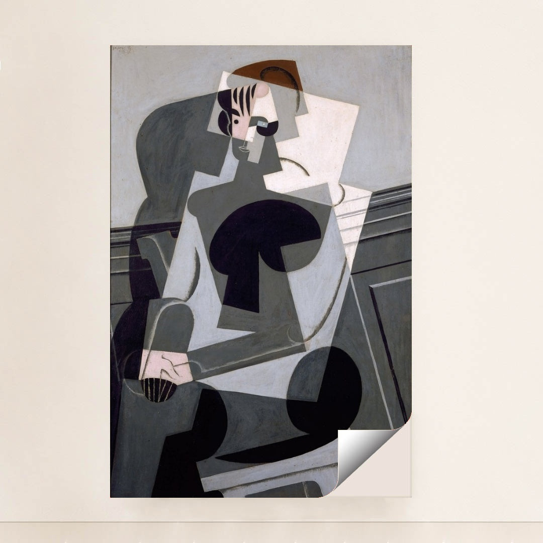 Portrait of Josette Gris (1916) by Juan Gris - Peeliez