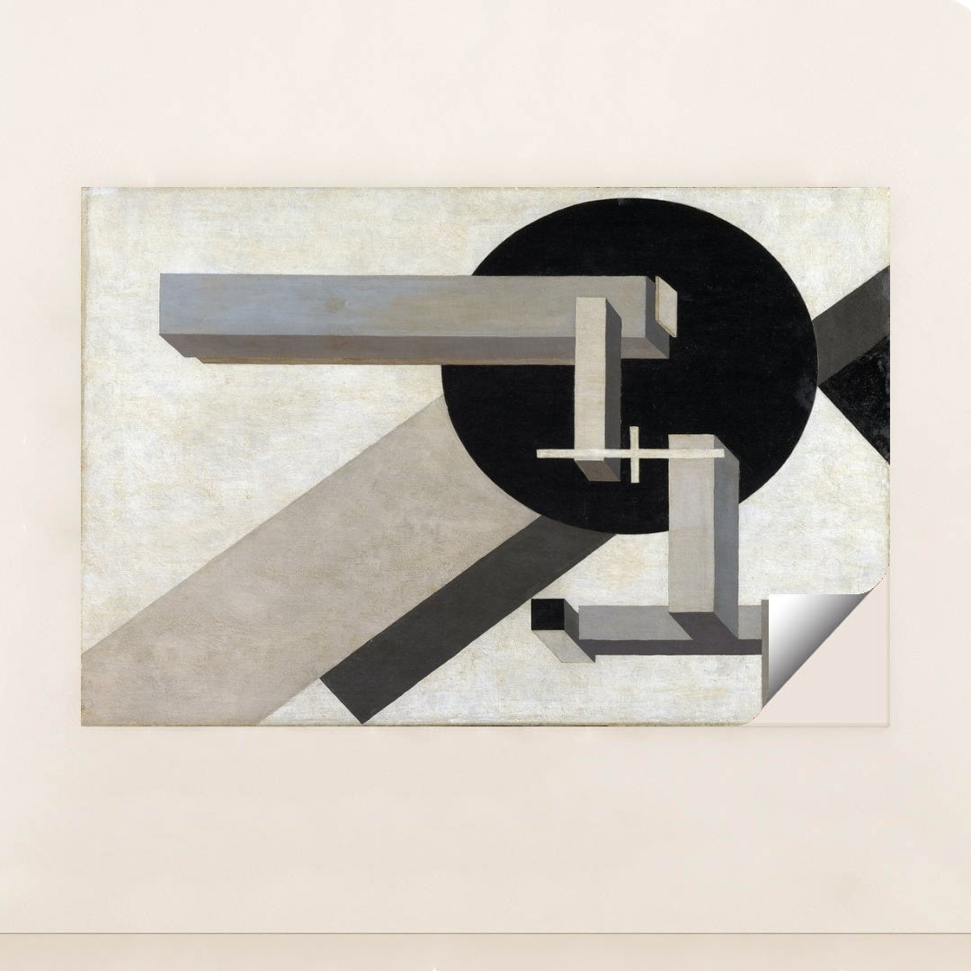 Proun 1D (1919) by El Lissitzky - Peeliez