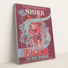 The Prudent buyer selects the Shirk, the latest, neatest, and lightest bicycle in the world (1890) by Chic Ottman - Silver Frame Stretchiez