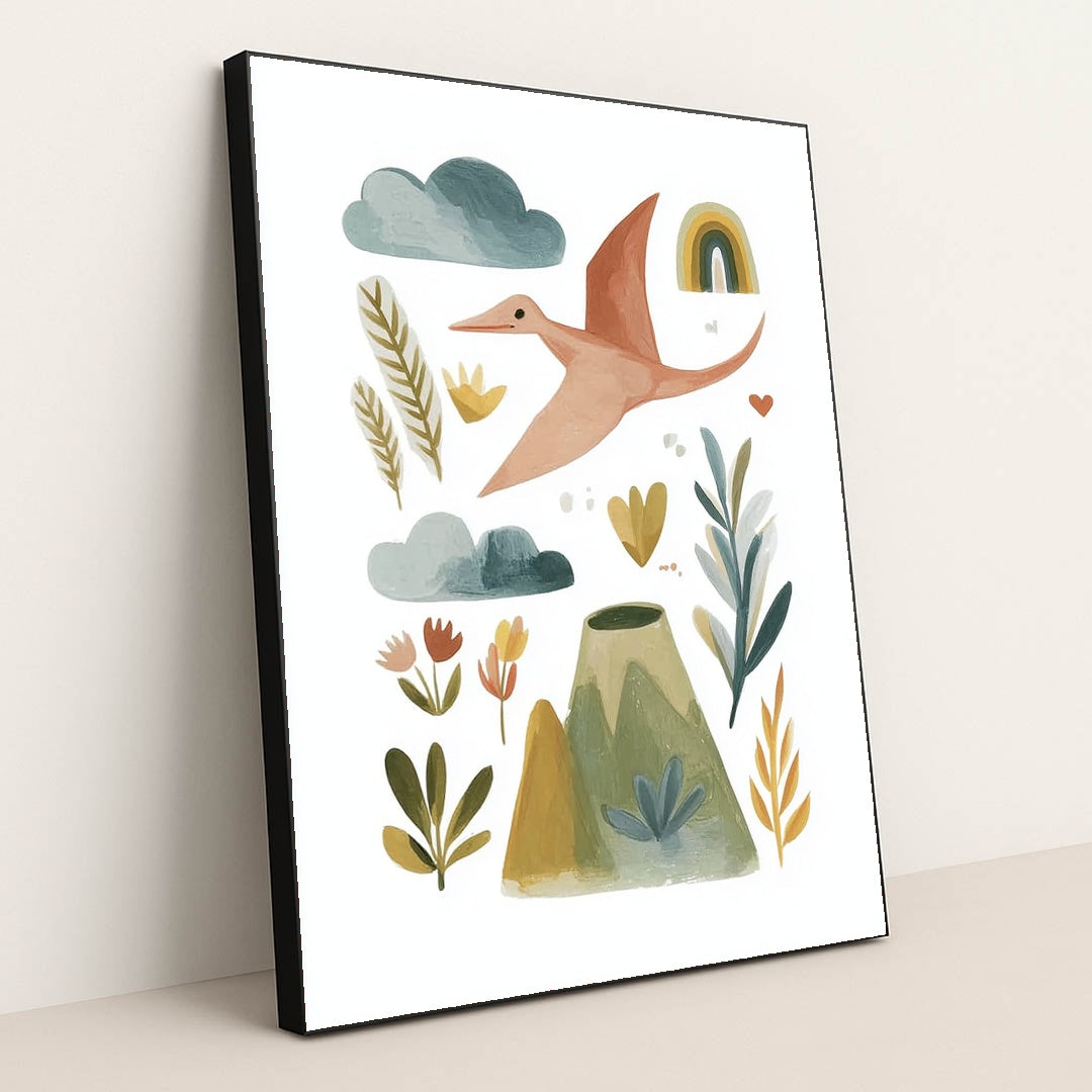 Pterodactyl's Glide by Melissa King - Black Frame Stretchiez