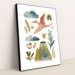 Pterodactyl's Glide by Melissa King - Black Frame Stretchiez