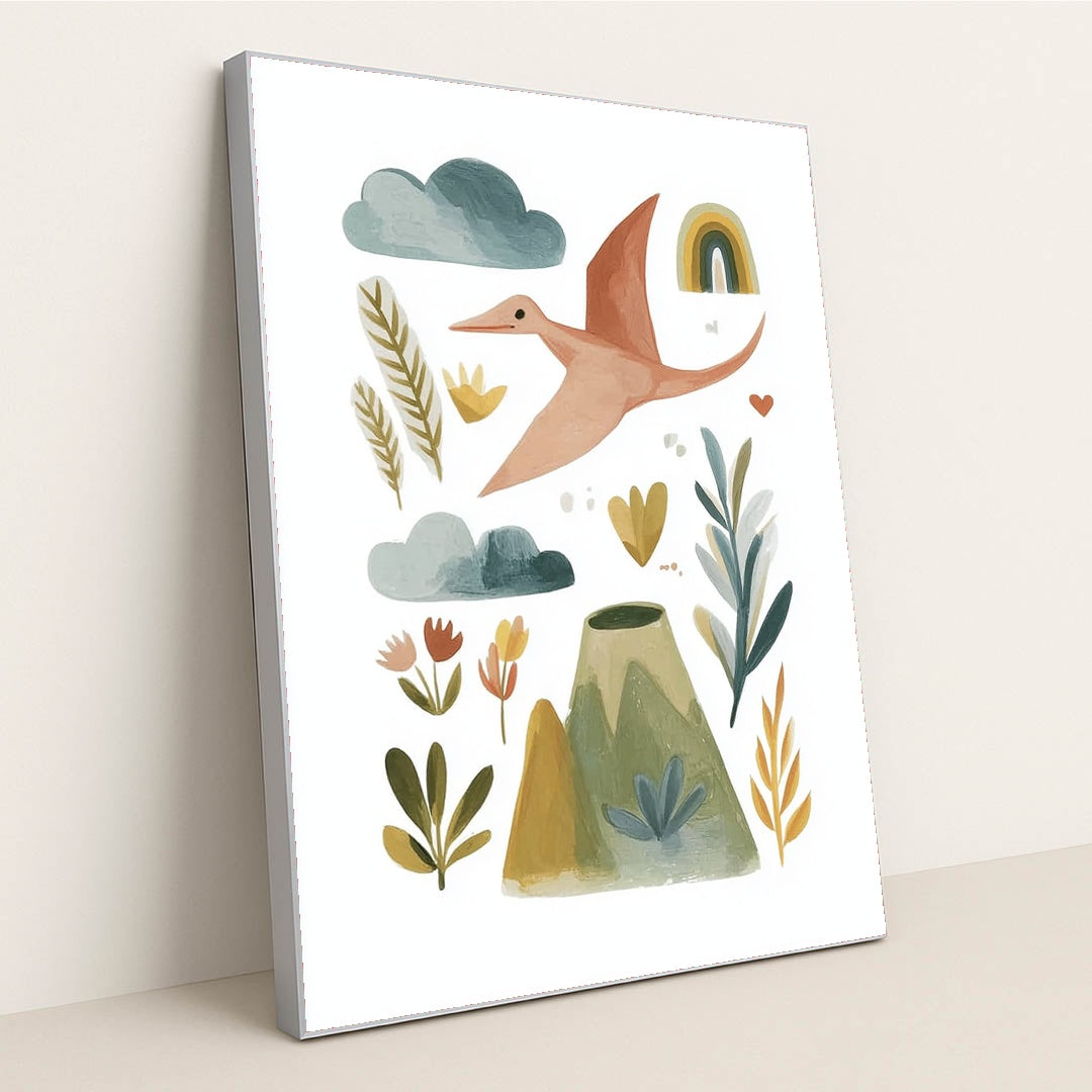 Pterodactyl's Glide by Melissa King - Silver Frame Stretchiez