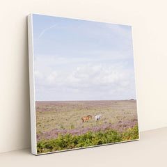 Quiet Grazing by Annie Spratt - White Frame Stretchiez