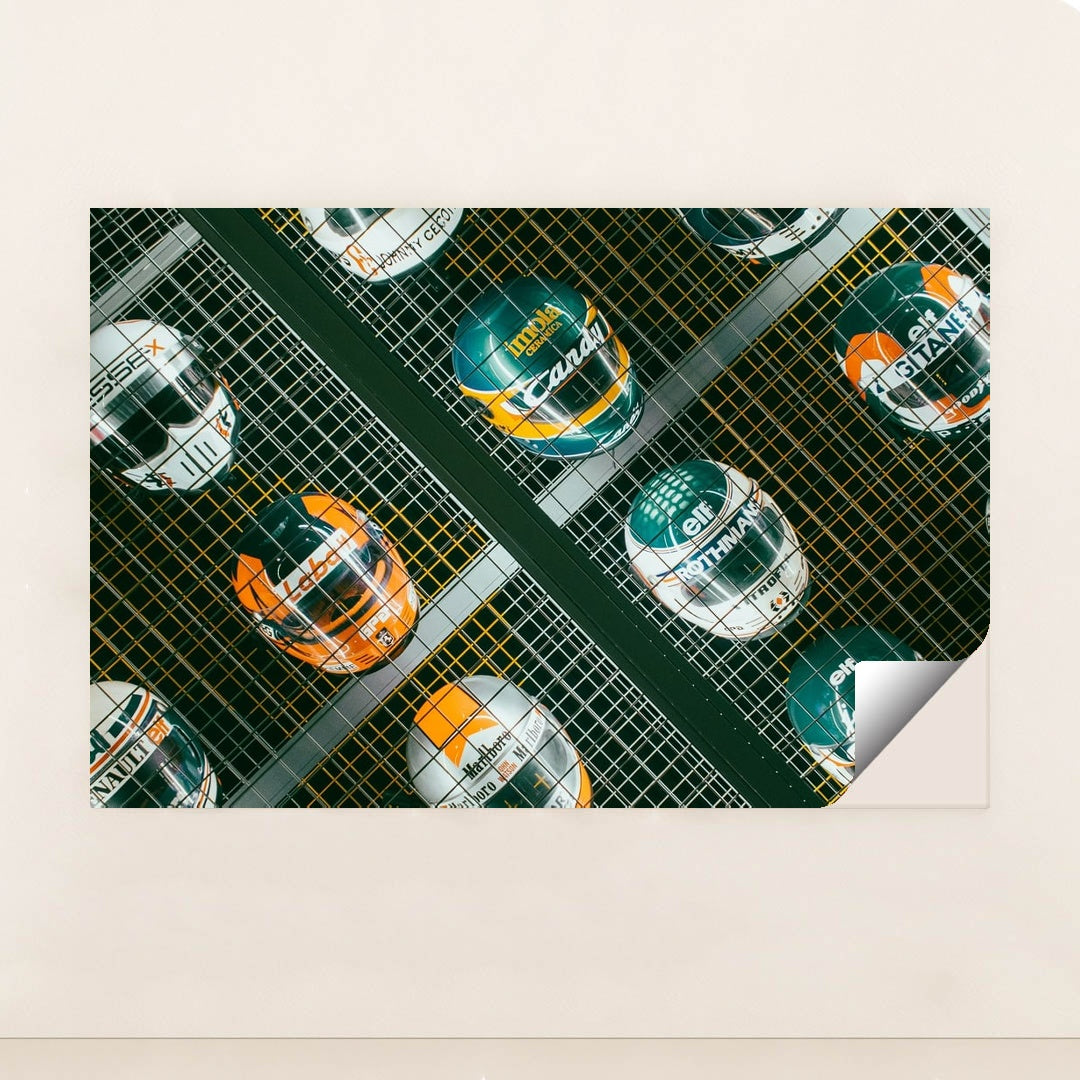 Racing Helmet Collection Grid by Niels Baars - Peeliez
