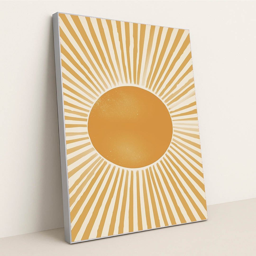 Rays of Warm Sun by Sarah Jones - Silver Frame Stretchiez