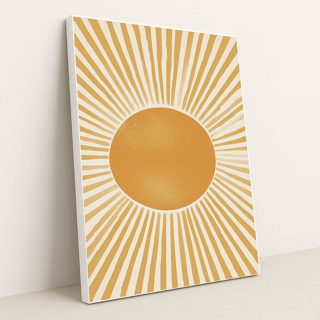 Rays of Warm Sun by Sarah Jones - White Frame Stretchiez