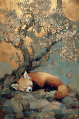 Red Panda's Golden Slumber by Anna Stone