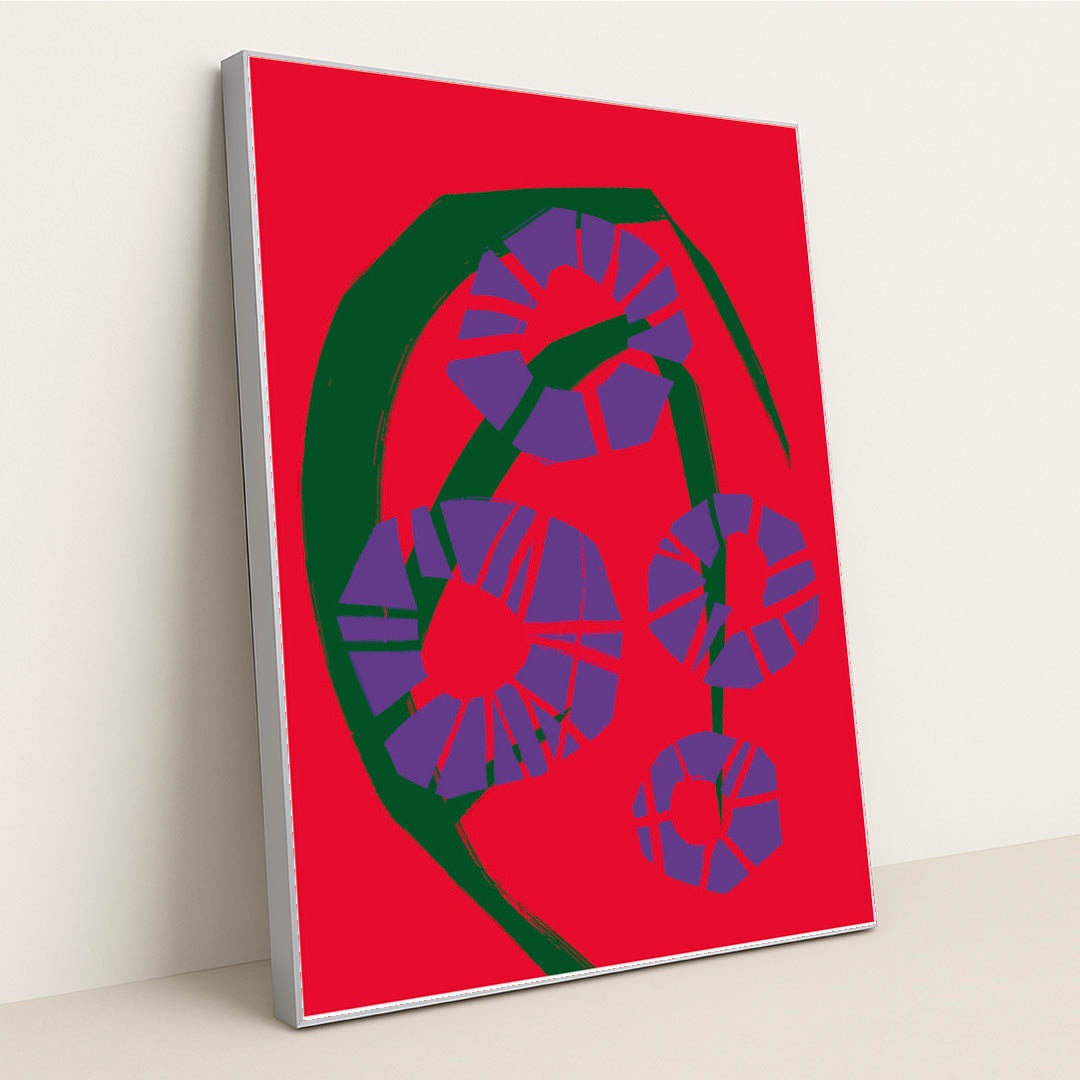 Red Revival by Anonymous - Silver Frame Stretchiez
