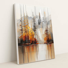 Reflections of Autumn by Damian Chan - White Frame Stretchiez