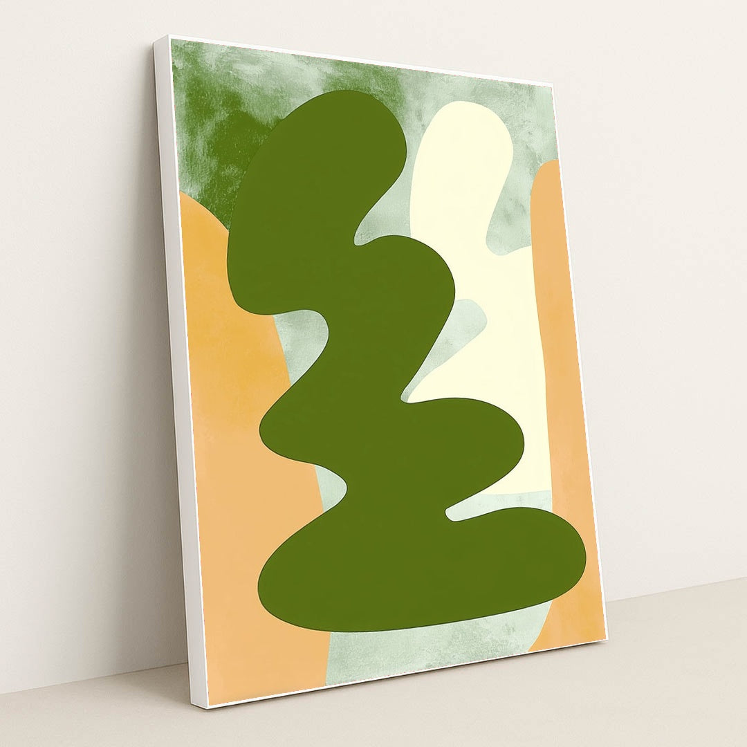 Resting Shapes by Wall Gusto™ - White Frame Stretchiez