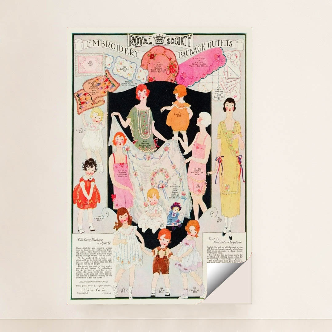Royal Society Embroidery Package Outfits (1924) by Anonymous - Peeliez