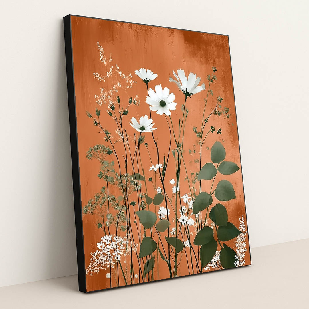 Rustic Petals by Sarah Jones - Black Frame Stretchiez