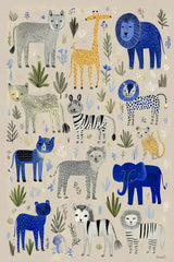 The Gentle Parade of Safari Pals by Melissa King