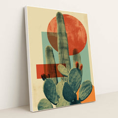 Saguaro Sunrise by Bailey Adams - White Frame Stretchiez