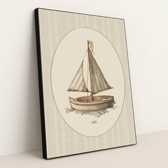 Sailing to Dreamland by Anna Stone - Black Frame Stretchiez