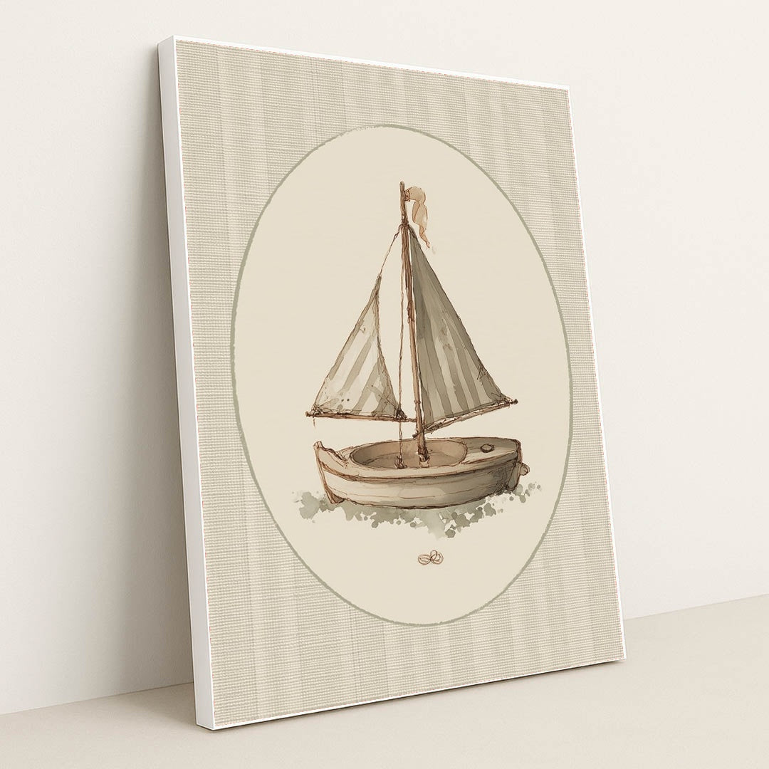 Sailing to Dreamland by Anna Stone - White Frame Stretchiez