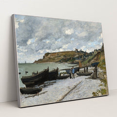 Sainte-Adresse (1867) by Claude Monet - Silver Frame Stretchiez