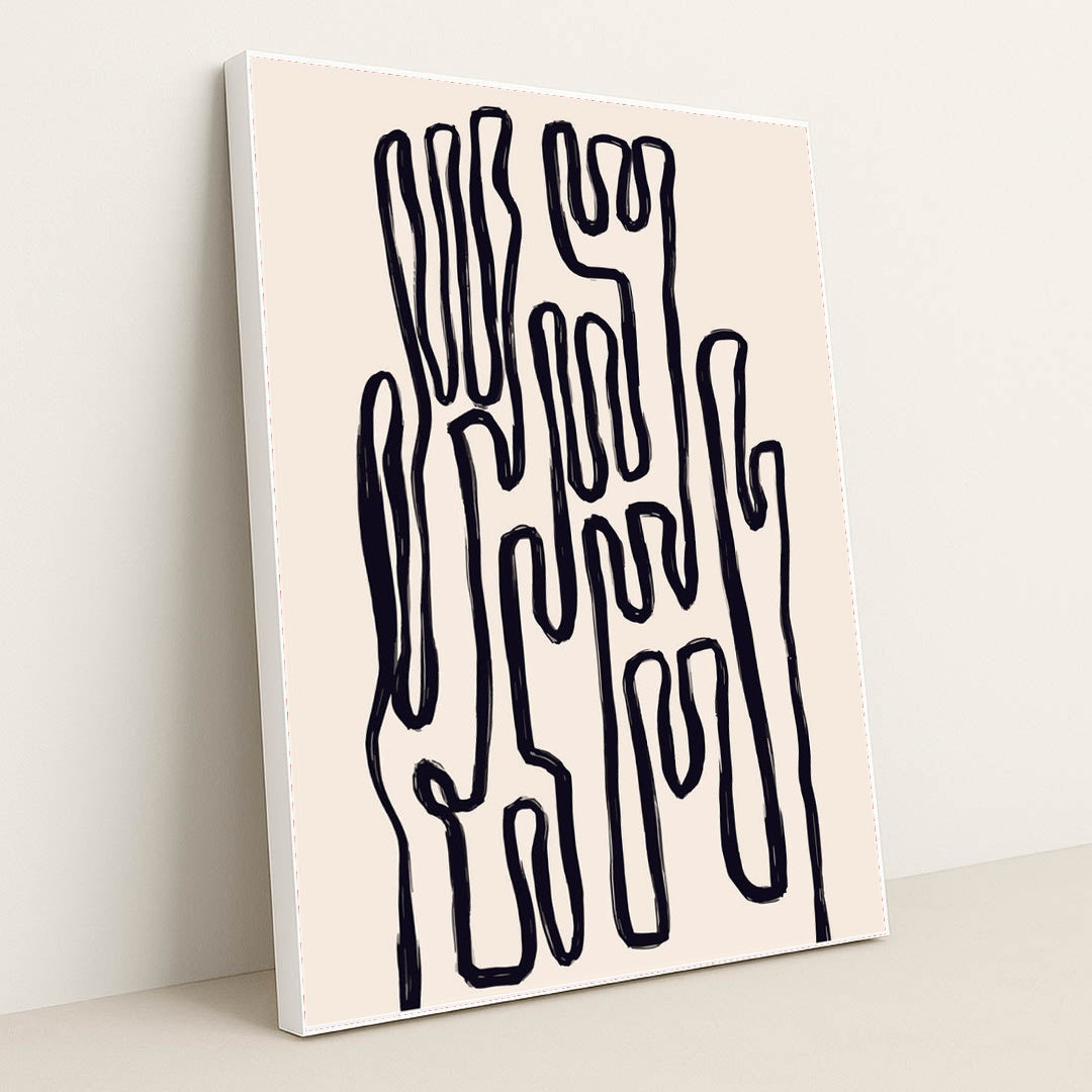 Nordic Boho-Inspired Shapes & Soft Color Palette by Tyler Jacobs - White Frame Stretchiez