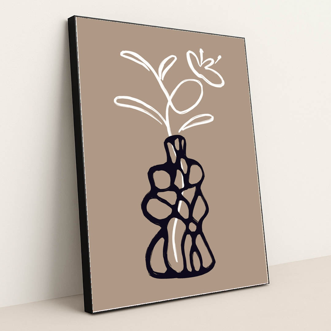 Scandinavian for Contemporary Spaces by Tyler Jacobs - Black Frame Stretchiez