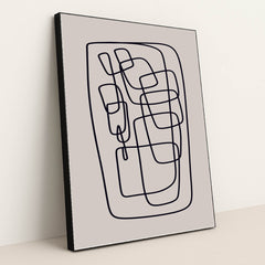 Minimalistic Scandinavian Poster Collection by Tyler Jacobs - Black Frame Stretchiez
