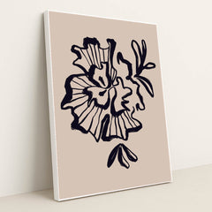 Scandinavian Abstract Minimal for Sleek Interiors by Tyler Jacobs - White Frame Stretchiez