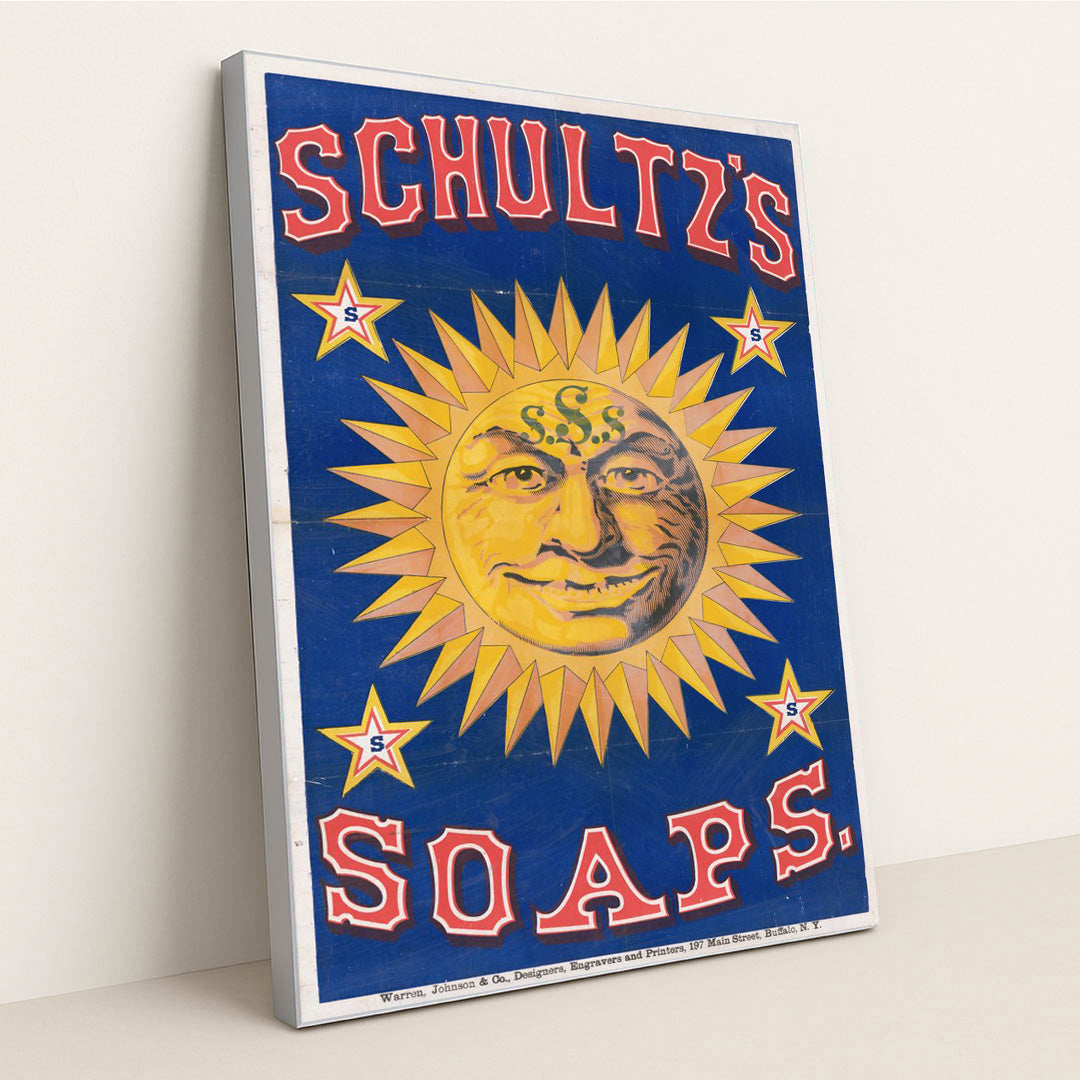 Schultz’s soaps (1890) by Anonymous - Silver Frame Stretchiez