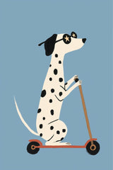 Scooter Pup by Melissa King