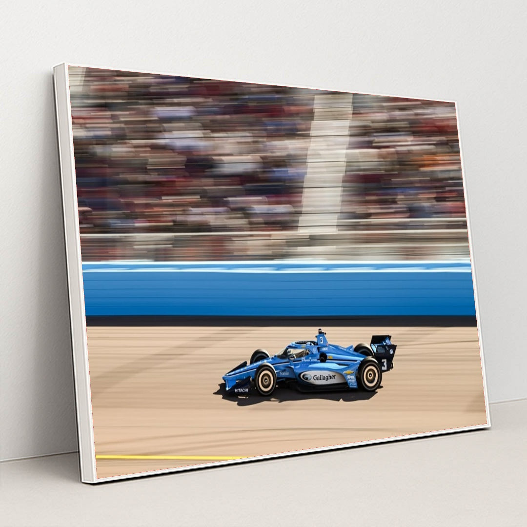 Scott McLaughlin — Good Ranchers 250 | Racing Intensity by James Black - White Frame Stretchiez