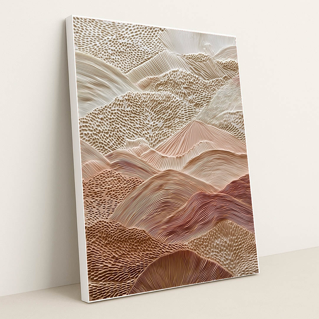 Sculpted Horizon by Sarah Jones - White Frame Stretchiez