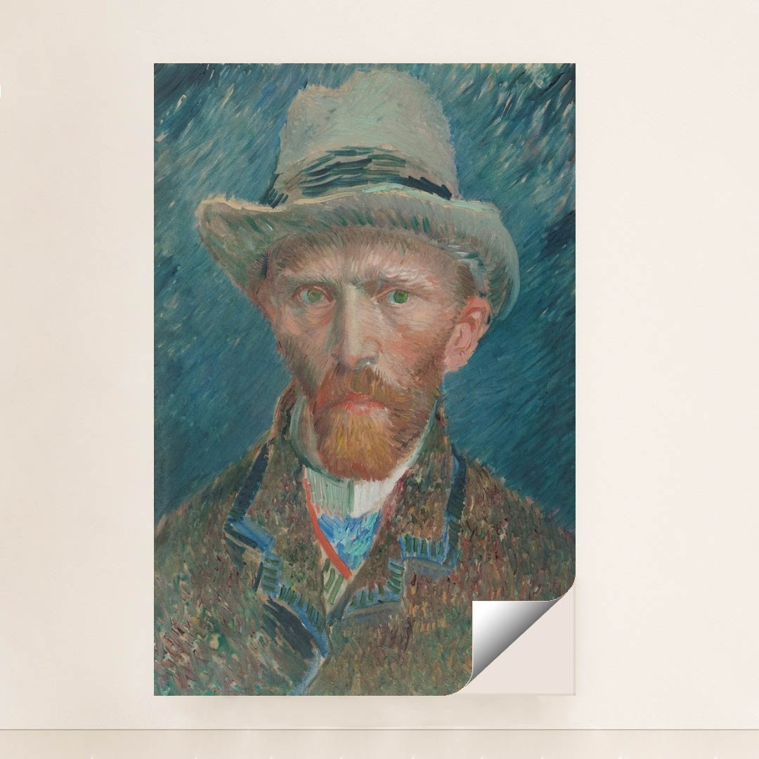 Self-Portrait (1887) by Vincent van Gogh - Peeliez
