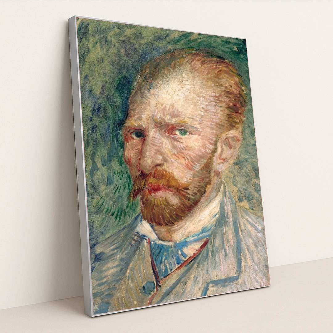 Self-Portrait by Vincent van Gogh - Silver Frame Stretchiez