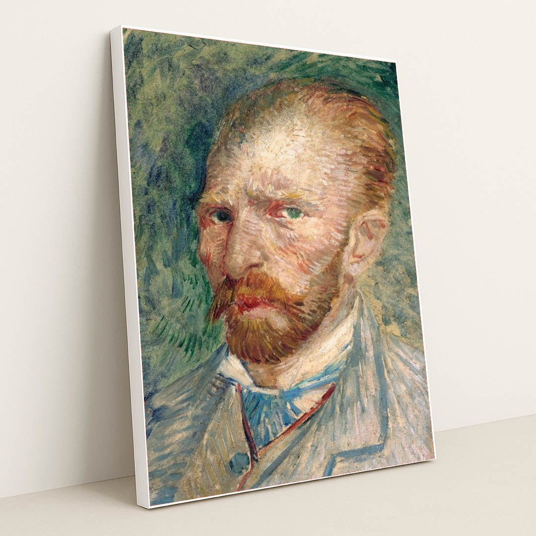 Self-Portrait by Vincent van Gogh - White Frame Stretchiez