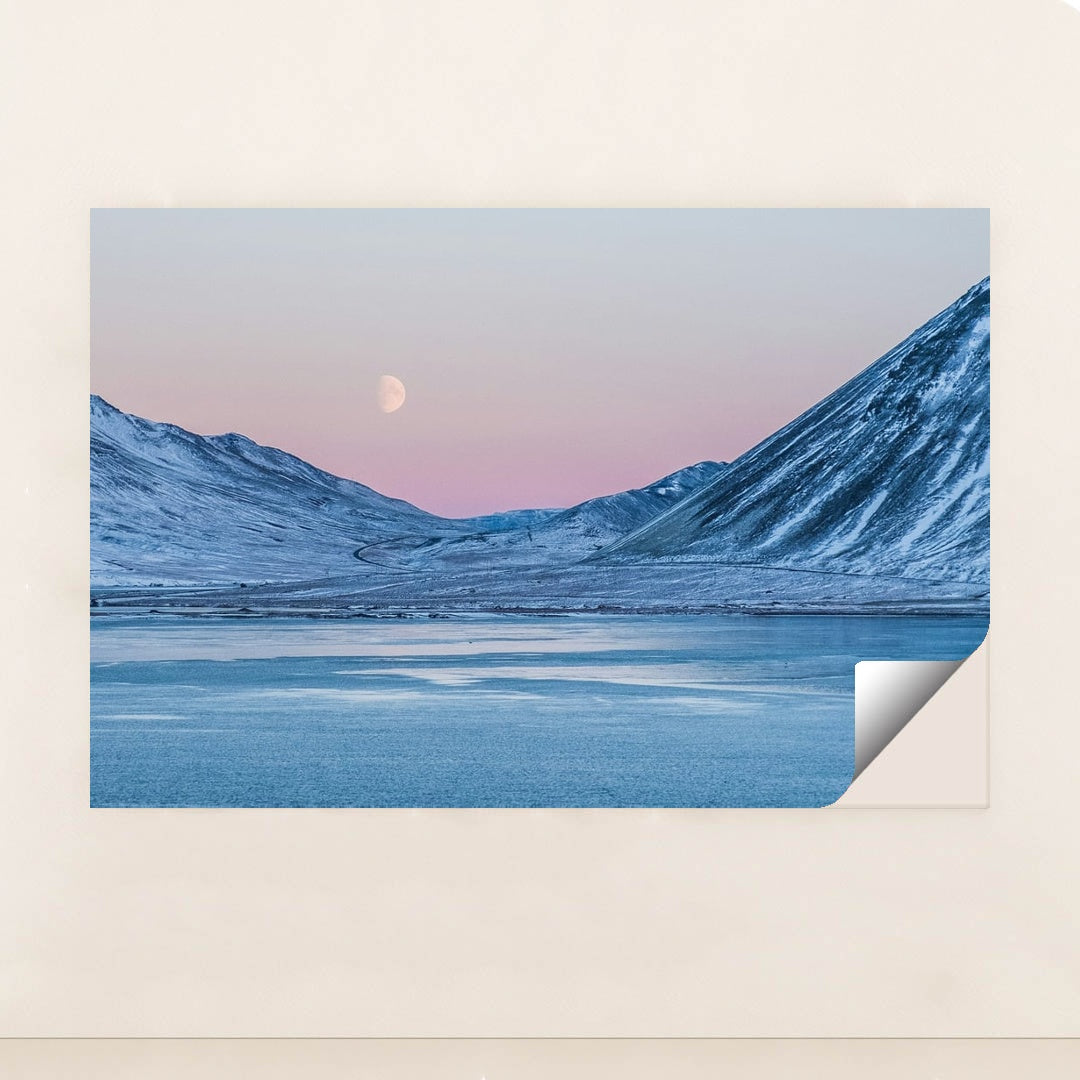 The Moon Paused Here First by Daiwei Lu - Peeliez