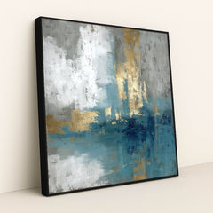 Shattered Sea by Damian Chan - Black Frame Stretchiez