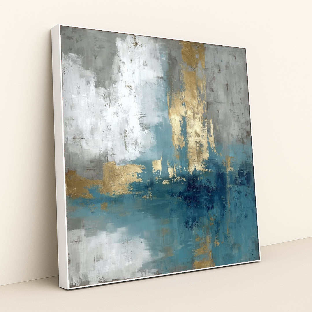 Shattered Sea by Damian Chan - White Frame Stretchiez