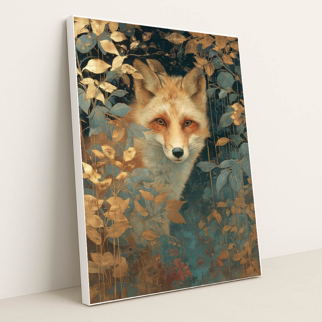 Shimmering Forest Friend by Anna Stone - White Frame Stretchiez