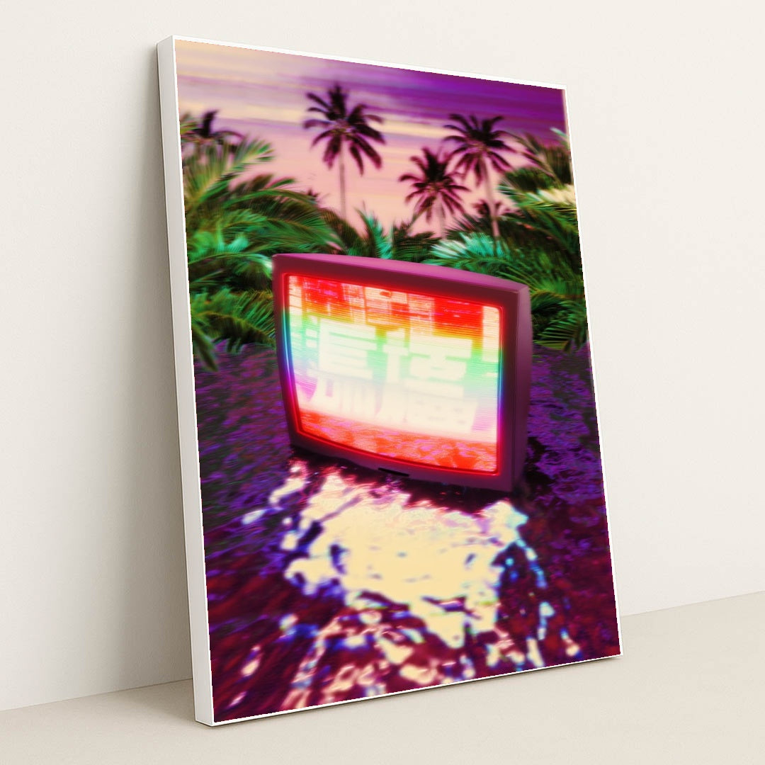 Signal Mirage by Remi Kaze - White Frame Stretchiez