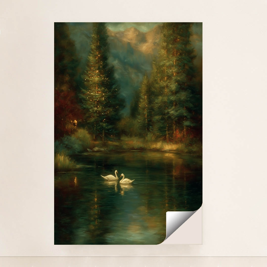 Silent Swans of Winter by James Green - Peeliez