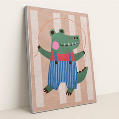 Skip, Croc, Skip! by Melissa King - Silver Frame Stretchiez