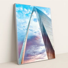 Skyward Steel Arch by Vinson Pham - Silver Frame Stretchiez