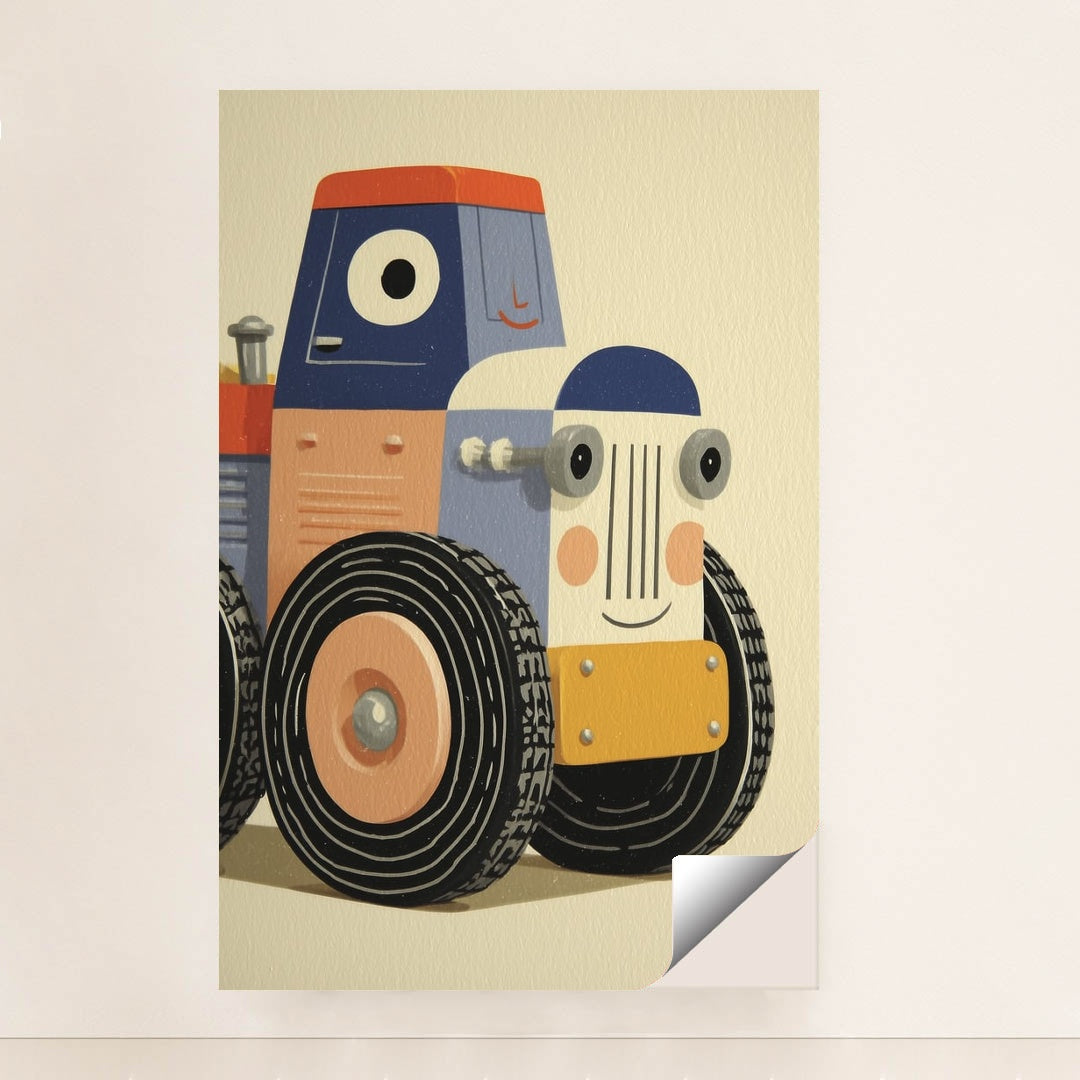 Smiling Tractor by Melissa King - Peeliez