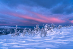 Snow Waves on the Ridge by Daniel Mirlea