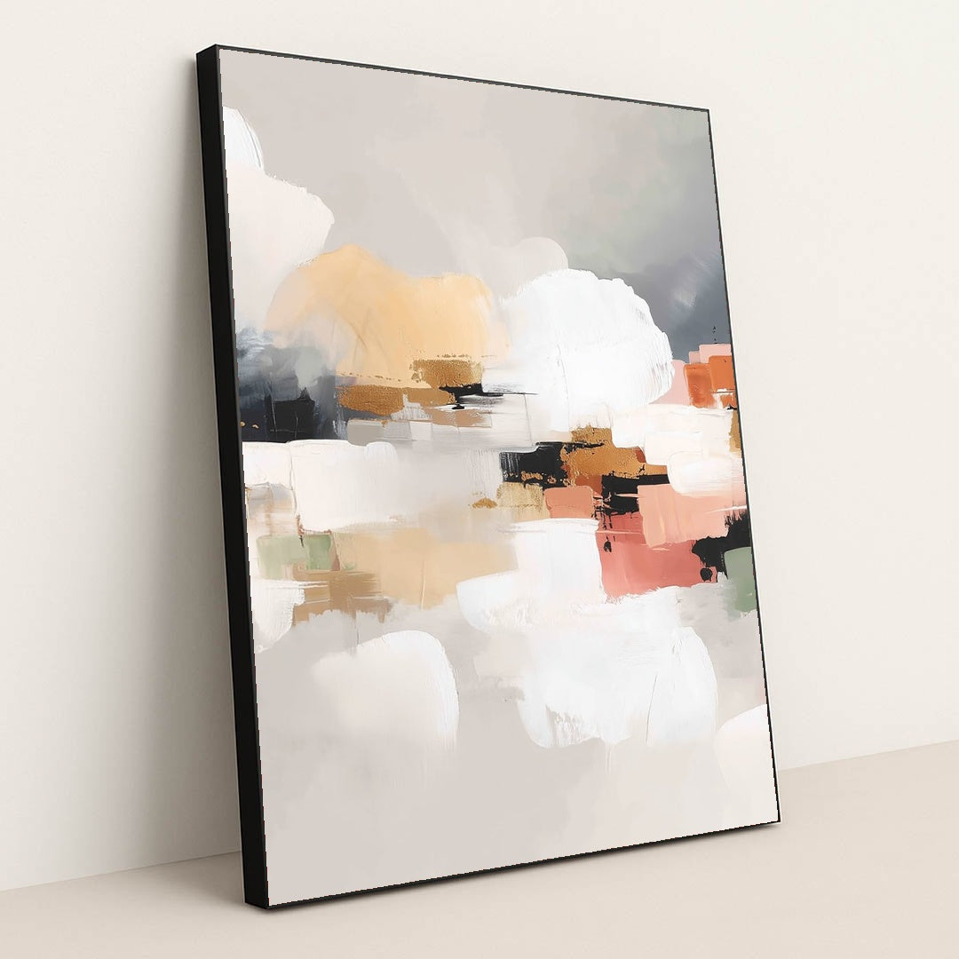 Soft Cityscape by Damian Chan - Black Frame Stretchiez