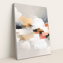 Soft Cityscape by Damian Chan - Silver Frame Stretchiez