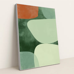 Soft Geometry I by Wall Gusto™ - Silver Frame Stretchiez